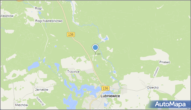 mapa Leśniczówka Janowiec, Leśniczówka Janowiec na mapie Targeo